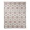 Red White and Blue Medallion Pattern Coral Fleece Blanket
